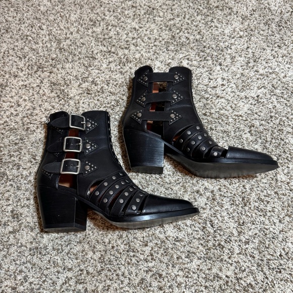 Coach Phoebe Studded Pointed-Toe Boots - 5 - Picture 9 of 9